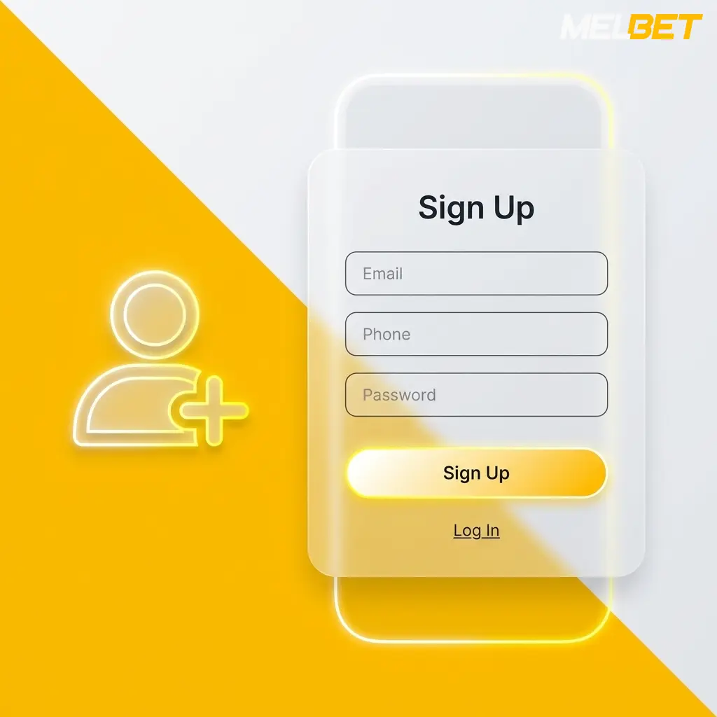 Melbet registration form in Bangladesh