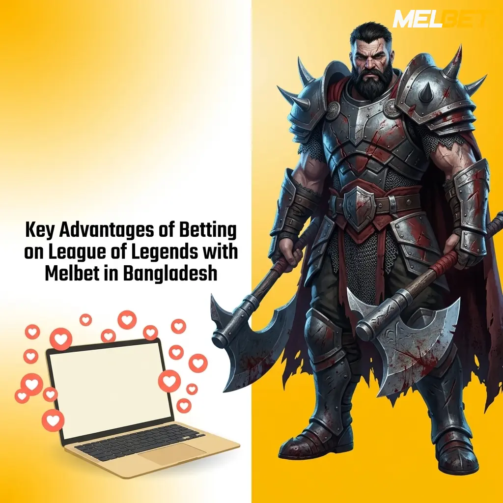 Melbet Bangladesh League of Legends betting advantages including competitive odds, live wagering, and diverse eSports markets