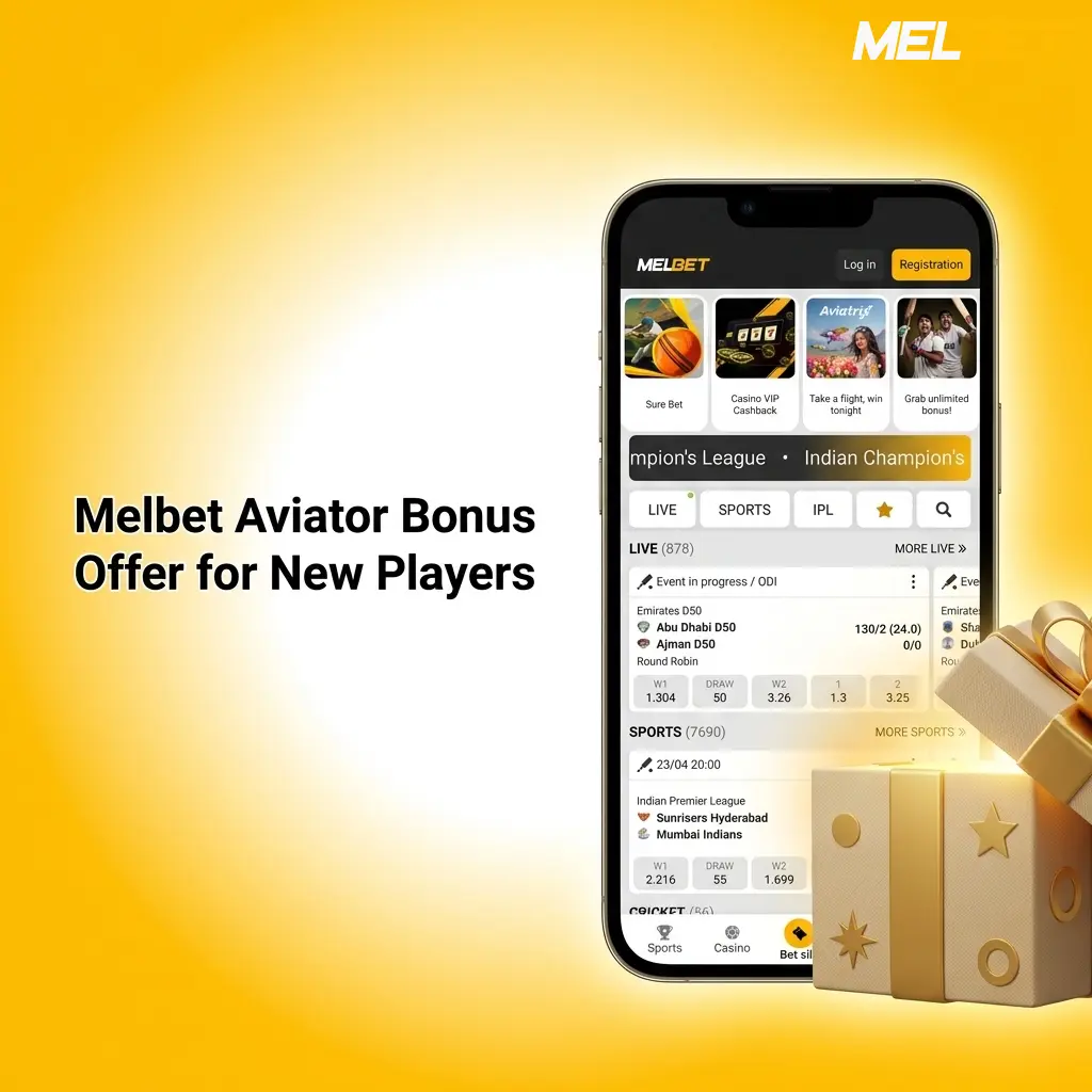 Melbet Aviator welcome bonus offer for new players