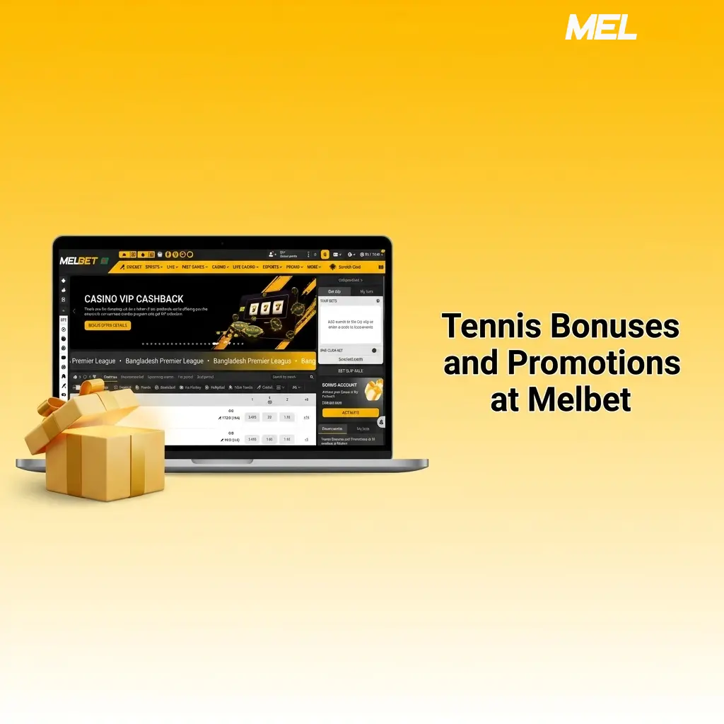 Tennis Bonuses and Promotions at Melbet