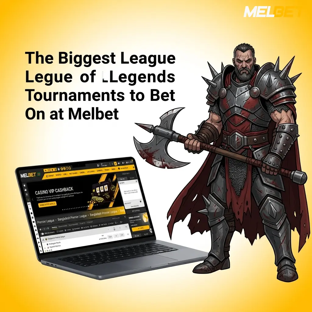 Melbet League of Legends esports tournament betting options including major LoL competitions and wagering markets