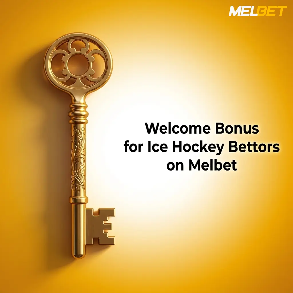 Melbet welcome bonus offer for ice hockey bettors featuring promotional rewards and betting incentives